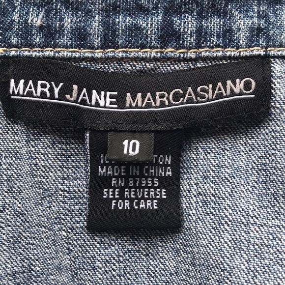 Worn denim jacket size 10 - Picture 7 of 11